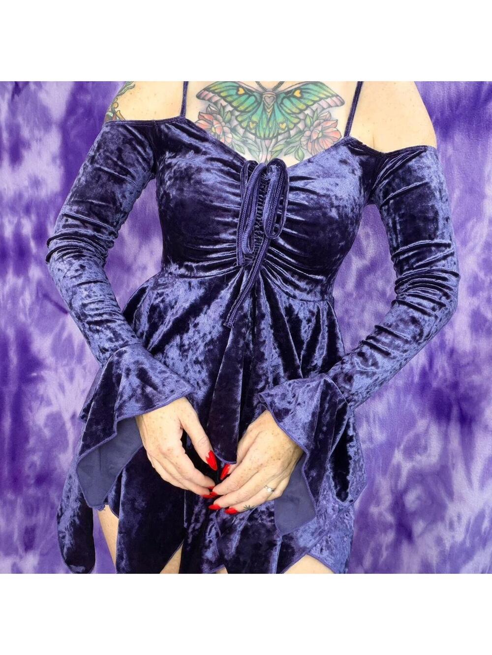 Current mood F is for fairies handkerchief dress velvet